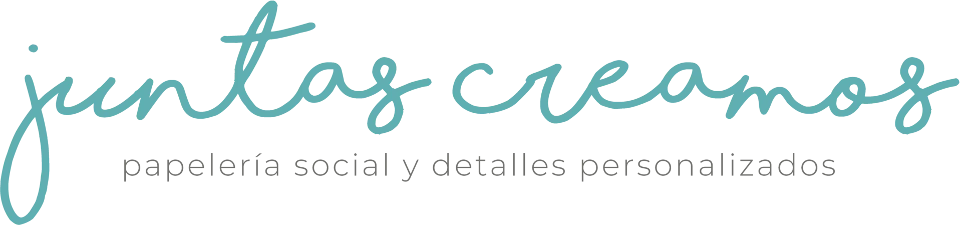 Juntas Creamos · Papelería social y detalles personalizados